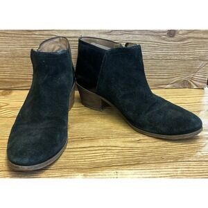 Madewell Booties Ankle Boots Black Women's Size 10‎ Suede